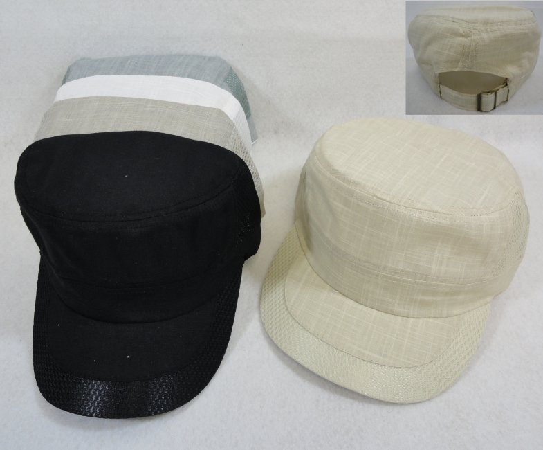 Cotton Cadet Hat with Mesh [Solid and Marl]